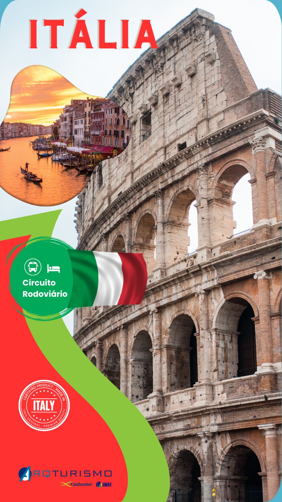 FANTASIA COM HOTEL EM VENEZA ILHA – JULHO 2026